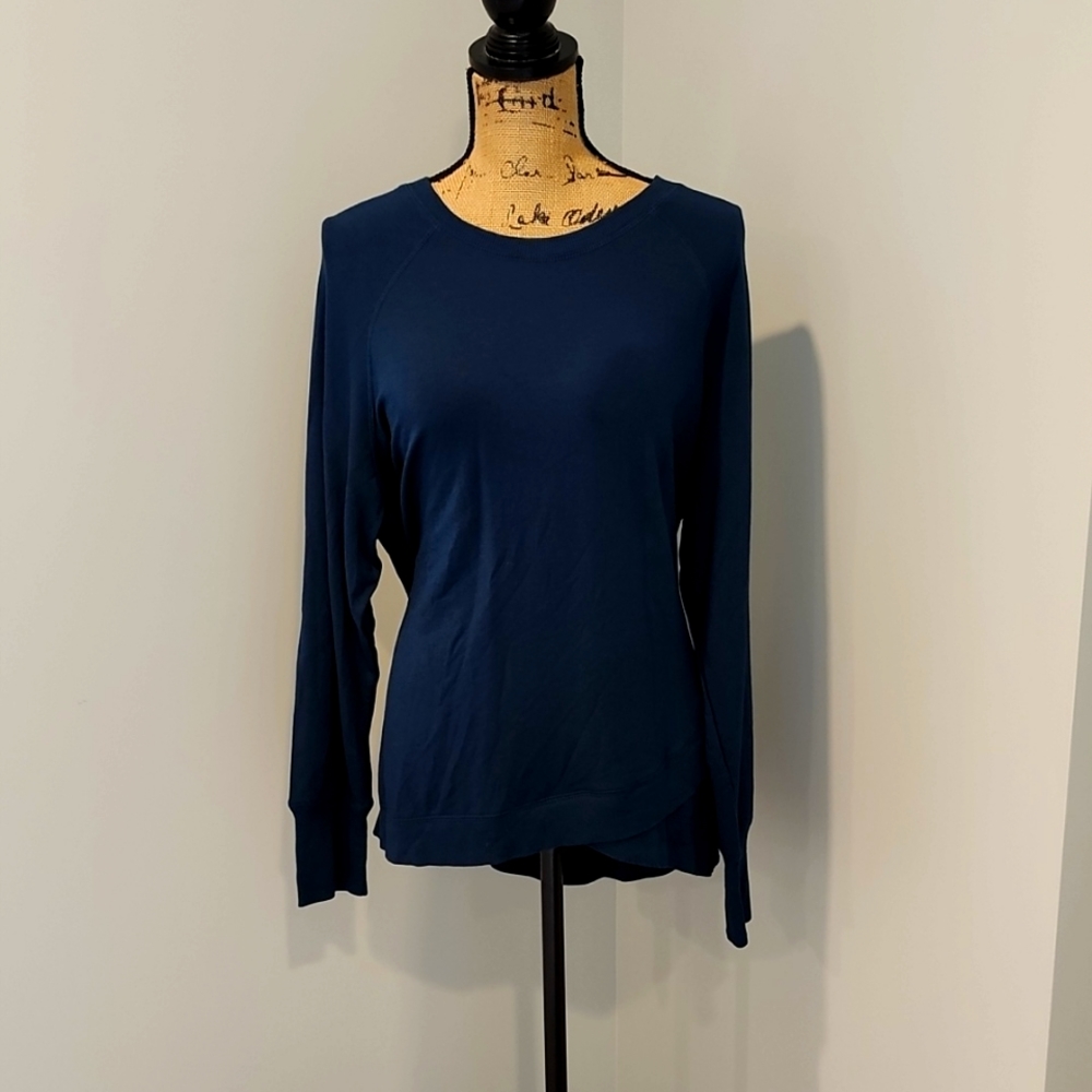 NWT Active Life Modal Pullover Top, Abyss Solid (Blue/Green?) in XXL